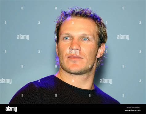 (dpa) - Austria's skiing star Hermann Maier is photographed at the Audi party in Kitzbuehel ...