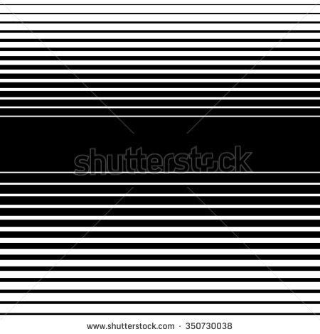 Straight, horizontal lines pattern. Vector art. (Horizontally seamless) Line Patterns, Op Art ...