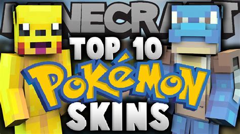 Top 10 Minecraft POKEMON SKINS! - Best Minecraft Skins - Guide Game