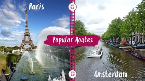 Eurail - Train route from Paris to Amsterdam - YouTube