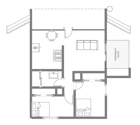 Simple Floor Plan Example | Simple floor plans, Floor plans, Floor plan ...