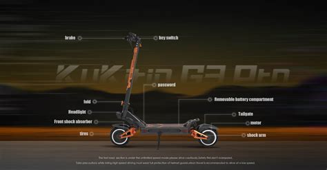 KuKirin G3 Pro Dual Drive Off-Road Electric Scooter 10 Inch Tires with ...