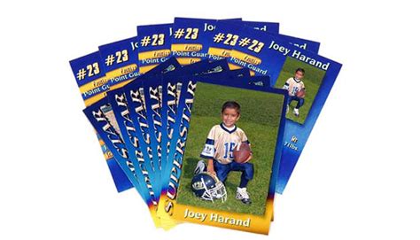 Sports Trading Cards | Youth Sports Photography Products