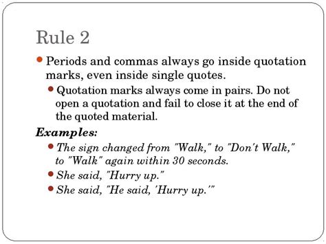 Does A Period Go Inside Or Outside Quotation Marks