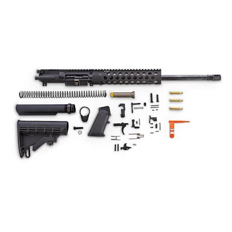 ATI AR-15 Rifle Parts Kit, Alpha Rail, 5.56x45mm NATO, Free Float Forend - 609394, Tactical ...