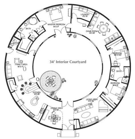 Round House | Monolithic dome homes, Geodesic dome homes, House floor plans