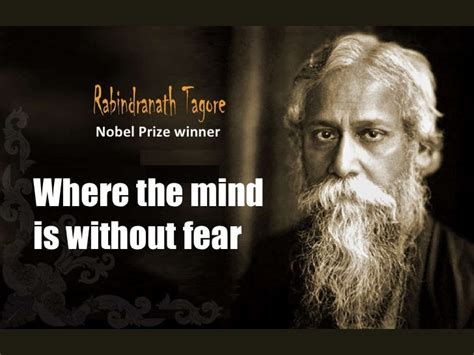 Where the mind is without fear