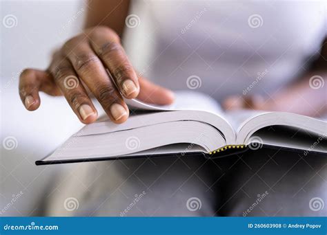 American African Prayer Woman Studying Bible Book Stock Photo - Image ...