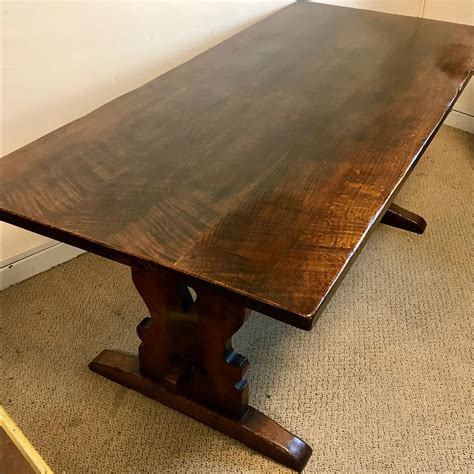 Solid Oak Refectory Dining Table - Antique Dining Tables - Hemswell ...