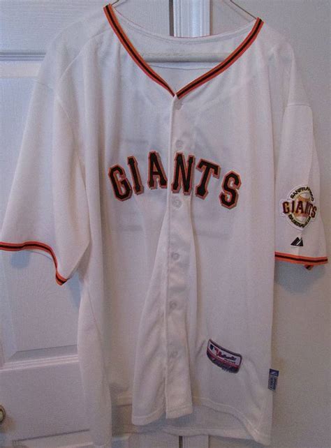 MLB San Francisco Giants Jersey by Majestic #28 Buster Posey Size 54 ...