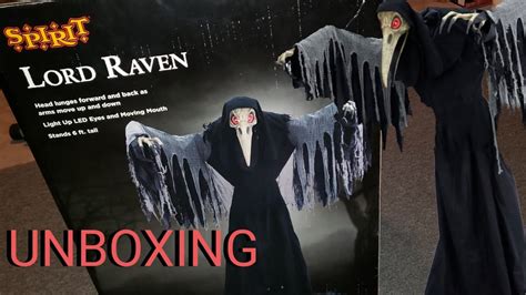 Lord Raven UNBOXING & DEMO - Spirit Halloween - YouTube