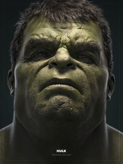 Hulk fan art — polycount