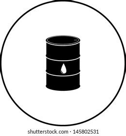 Oil Barrel Symbol Stock Vector (Royalty Free) 145802531 | Shutterstock