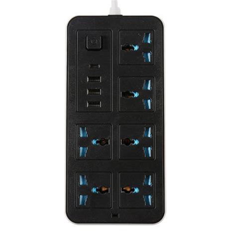 Generic Smart Power Strip with 6 Surge Protection Outlets, 3 USB Ports and 1 Type-C Port Multi ...