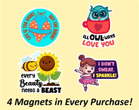 Funny Magnets for Car, Fridge Magnet Pack, Inspirational Fridge Magnet, Craft Magnets, Cheap ...