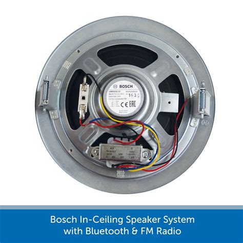 Bosch 8 Speaker Low-profile Music System with Bluetooth & Mic Input