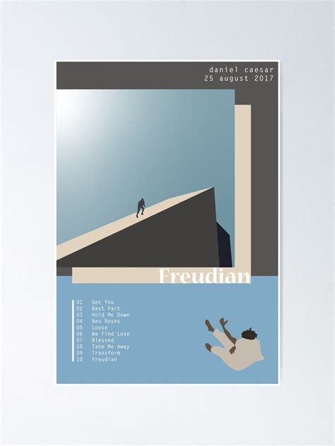 "daniel caesar freudian" Poster for Sale by SimonNeedham | Redbubble