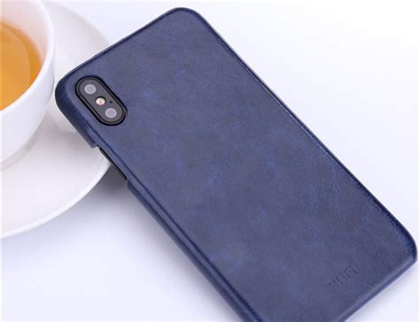 Luxury PU Leather iPhone X Case » Gadget Flow