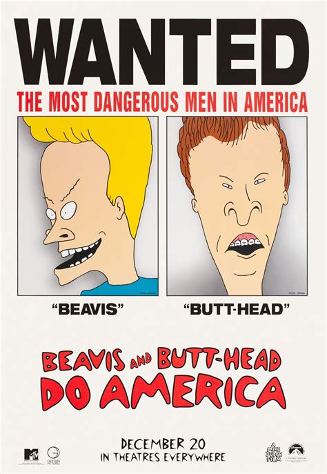 Beavis and Butt-Head Do America Original 1996 U.S. One Sheet Movie Poster - Posteritati Movie ...