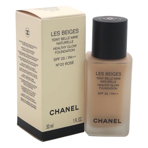 CHANEL - Les Beiges Healthy Glow Foundation SPF 25 - No. 22 Rose by ...