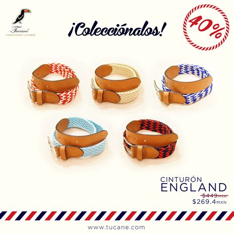 Aprovecha los últimos días de rebajas Cinturón England $269.40 MXN ...