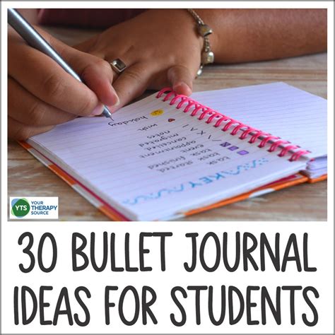 Bullet Journal Ideas for Students - Your Therapy Source