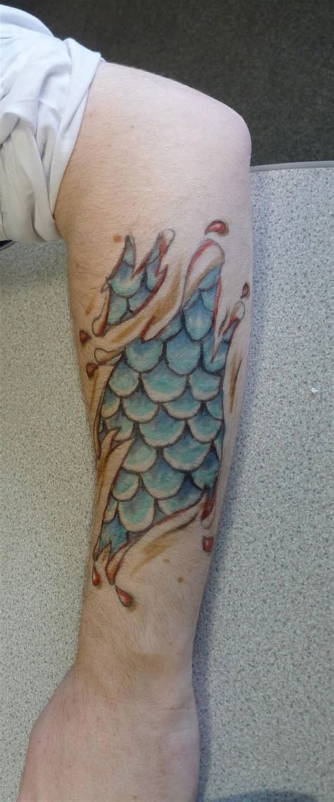 Dragon skin 'tattoo' by Ashlo4 on DeviantArt