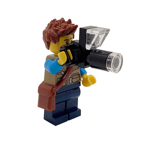 LEGO® City Outdoor Photographer Male Minifigure & Zoom Camera - Etsy ...