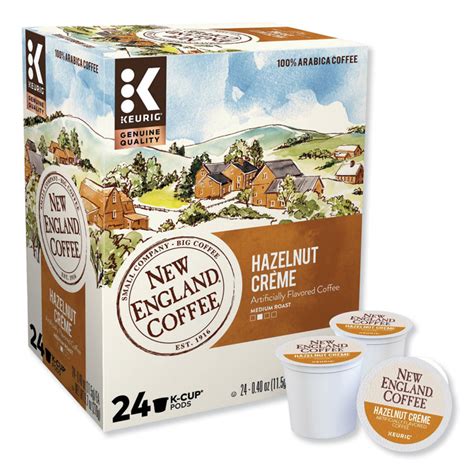 GMT0040 | New England® Coffee 0040 Hazelnut Creme K-Cup Pods, 24/Box ...