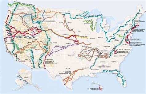 America's National Trail System | Traveling by yourself, Adventure hacks, Map