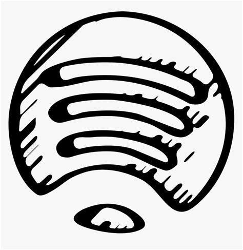 Spotify Sketched Logo Variant - Cool Spotify Logo Png, Transparent Png , Transparent Png Image ...