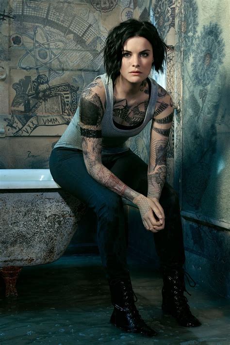 Jamie Alexander as Jane Doe in Blindspot (NBC 2015-19) Body Tattoo For ...