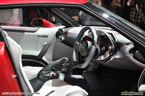 Toyota FT-86 Concept car interior at the 41st Tokyo Motor show, 2009.