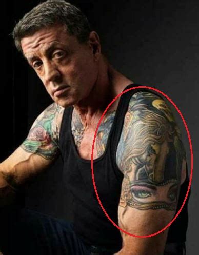 Sylvester Stallone's 4 Tattoos & Their Meanings - Body Art Guru