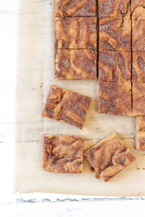 Snickerdoodle Bars - Island Bakes