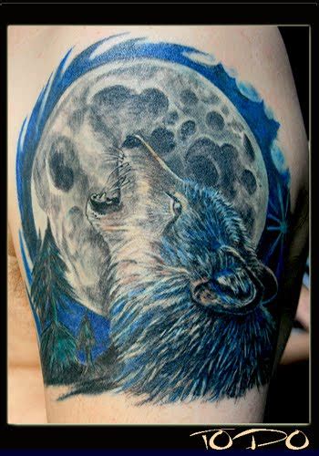 Wolf Howl Tattoo ~ Tattoo Pictures