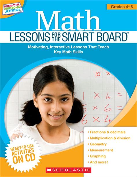 Math Lessons for the SMART Board™: Grades 4–6 | Math lessons, Smart ...