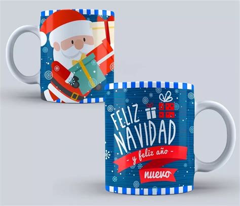 Plantillas O Diseños Para Tazas Pack Navidad O Navideño - S/ 10,00 en Mercado Libre