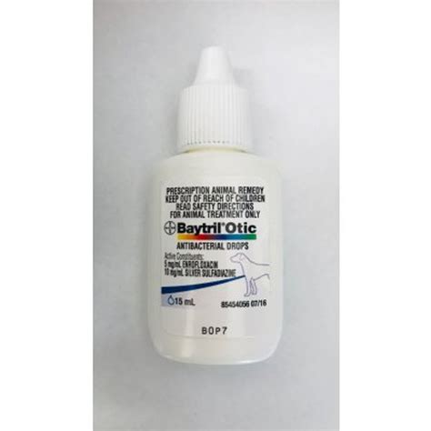 Baytril Otic Drops 15mL **TEMPORARILY OUT OF STOCK** - Pet Care Pharmacy