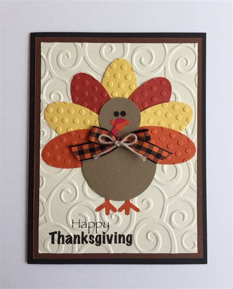 Handmade Turkey Thanksgiving Card