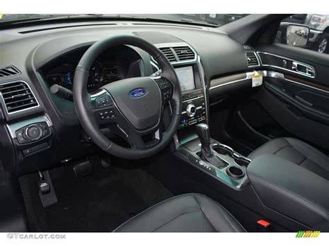 Ebony Black Interior 2017 Ford Explorer Limited Photo #114218853 ...