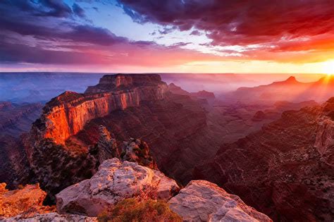 Большой каньон, США Grand Canyon Sunset, Grand Canyon National Park, National Parks, Grand ...