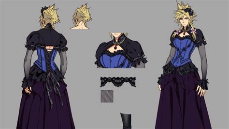 Square Enix Shares More FFVII Remake Cloud Dress Concept Art - Siliconera