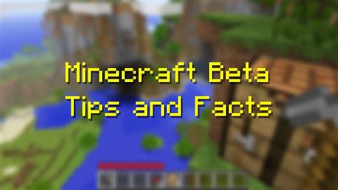 Minecraft Beta: Tips and Facts - From Old Beta 1.7.3, Beta 1.5 and more! 2011 Nostalgia - YouTube