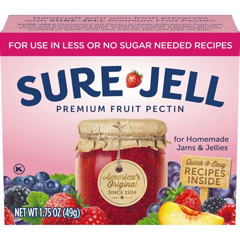 Sure Jell Fruit Pectin for Less or No Sugar Needed Recipes - Dutchman's ...