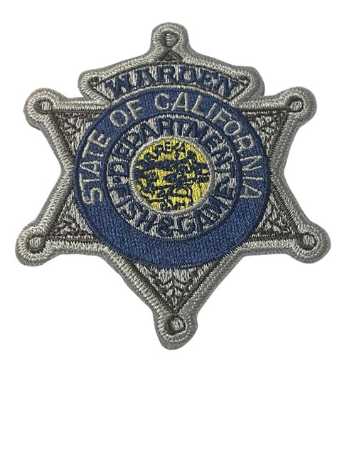 GAME WARDEN CA BADGE PATCH