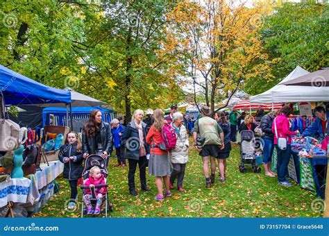 Arrowtown Autumn Festival in New Zealand. Editorial Stock Image - Image ...