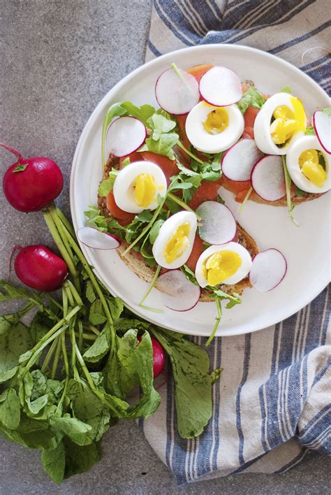 Egg and Cured Salmon Sandwiches - The Charming Detroiter