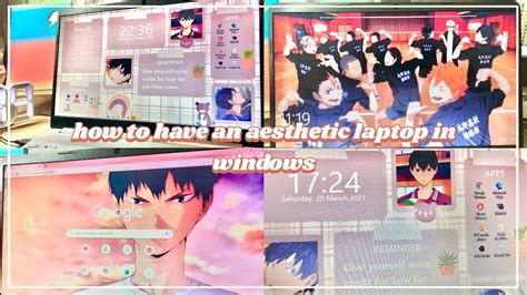 Easy way to make your laptop aesthetic + windows 10 customization - YouTube