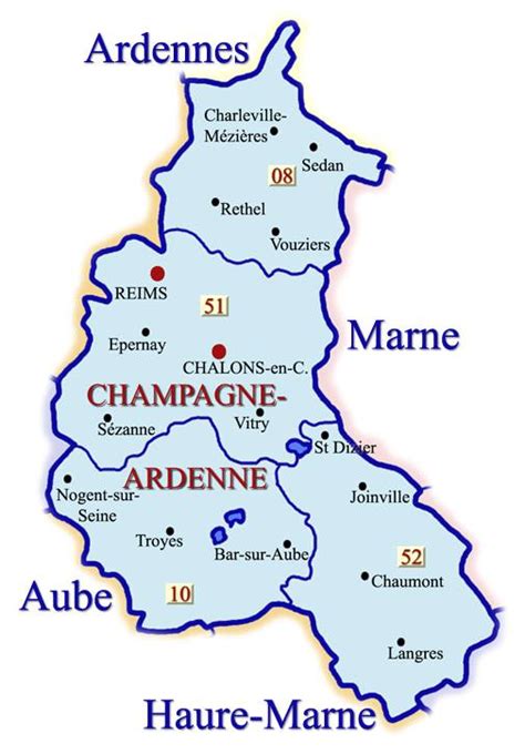 champagne ardenne carte